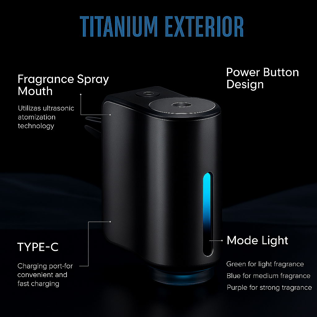 MistPilot Electric Car Air Freshener